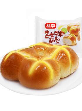桃李吉士排面包早餐整箱老式面包旗舰店营养早餐零食速食品_