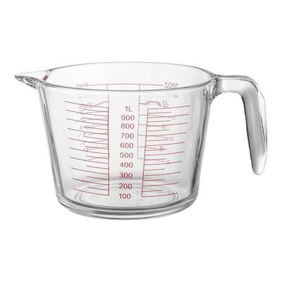 量杯带刻度玻璃杯耐高温大容量