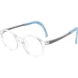儿童软硅胶防蓝光专用眼镜男女孩看手机护眼抗辐射近视散光眼镜框