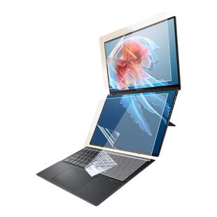 适用25-26款华硕灵耀14双屏UX8407/UX8406电脑屏幕贴膜键盘膜防尘套ASUS Zenbook DUO笔记本主屏副屏防窥贴膜