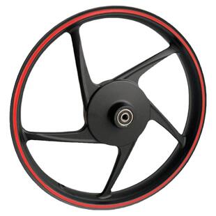 电动车轮毂18寸2.5铝合金一体轮电瓶车配件古刹碟刹前钢圈前铝轮