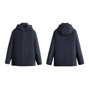 金利来冬季新款白鸭绒羽绒服男时尚保暖可拆卸帽商务休闲外套男款