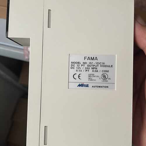 溢价-FAMA盟立plc D7-YDC30 XDC20 XDC10