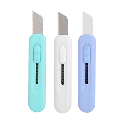 得力2079便携式美工刀工具刀儿童