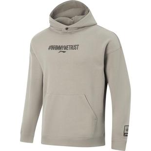 李宁吉米巴特勒卫衣男冬季官方新款套头衫加绒加厚长袖保暖运动服