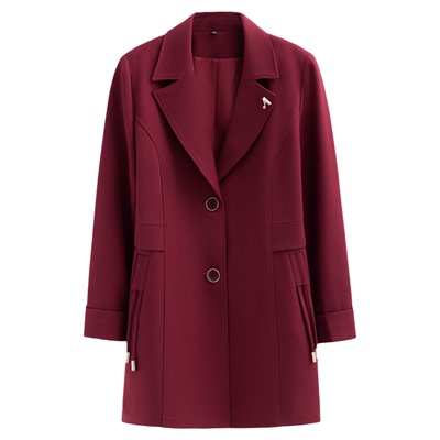 妈妈装洋气加肥大码外套春秋装