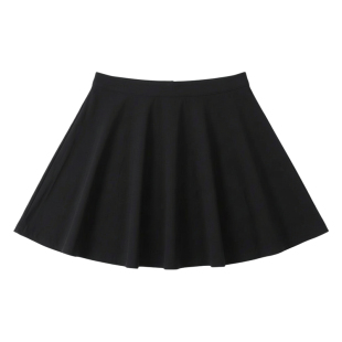 Splice pleated hip-wrap miniskirt     性感拼接褶皱包臀超短裙