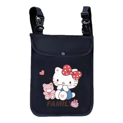 电动车前置物袋电车挂兜手机收纳包帆布储物包车把包电动车挂包