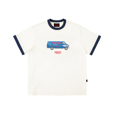 【怪奇物语官方联名】WHOOSIS WSQK电台货车短袖T恤正肩夏季男女