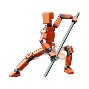 多关节可动人偶 3D打印 超可动玩偶全身可动机械风玩具解压幸运13