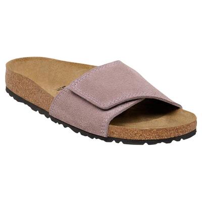 BIRKENSTOCK勃肯绒面革单带拖鞋