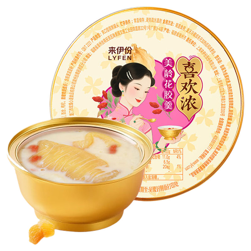 来伊份喜欢浓美龄花胶羹252g*8碗
