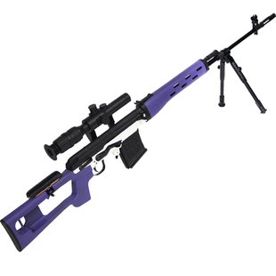 EVA海绵捷鹰SVD软弹M24手动拉栓抛壳北斗成人儿童狙击玩具合金模