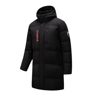 安踏六度芯羽绒服男| 国家队防风防泼水中长款运动外套152617906