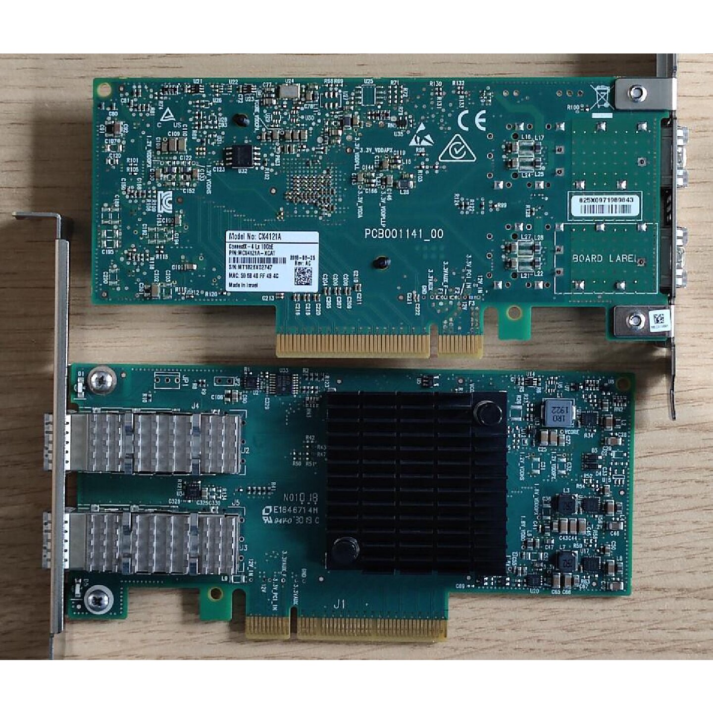 议价-迈络思 MCX4121A-XCAT 10G万兆网卡