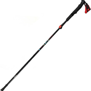 MBC碳素折叠外锁登山杖3K畅行碳纤维越野跑5节超短徒步手杖M375Q2