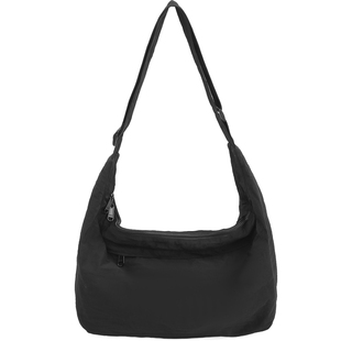 日系饺子包女休闲斜挎包宽肩带松弛单肩包慵懒风邮差包男潮大容量