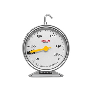 德力西烤箱温度计烘培用精准内置耐高温厨房专用测温不锈钢测温仪