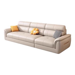 现代简约沙发小户型客厅两三人位直排沙发2025新款轻奢服装店沙发