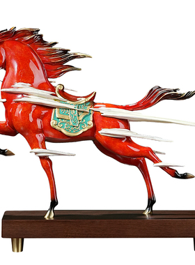 招财铜生肖马摆件开业乔迁礼物