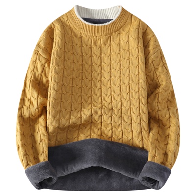 加厚保暖毛衣针织打底衫潮流男装