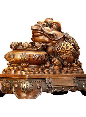 财源广进聚宝盆金蟾摆件客厅