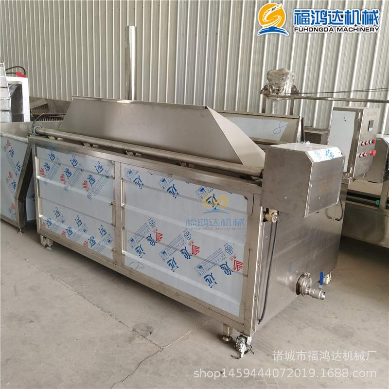 兰溪市炸香酥鱼块油炸锅 带鱼全自动油炸机 燃气鱼类油炸锅