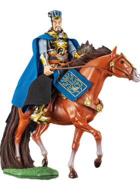 三国人物模型关节可动手办玩具