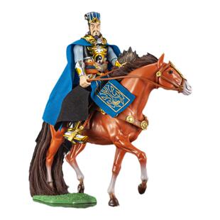 三国周边小侠兵人仔拼装赵云子龙关羽张飞黄忠带战马超五虎将手办