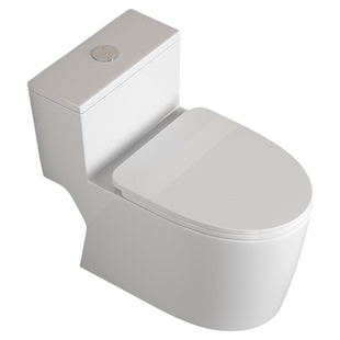 潮州陶瓷家用普通马桶无唇边超旋虹吸式大口径全管道施釉座便器