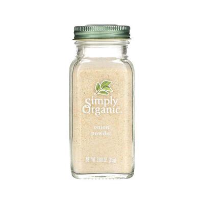 香港直发Simply Organic洋葱粉瓶装便携美味口感有机认可85g