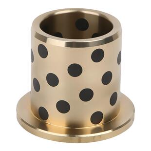 JFB法兰石墨铜套MPFZ内5-120翻边自润滑轴承肩型无油衬套耐磨导套