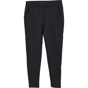 冬季大码加绒加厚打底裤女外穿黑色小脚裤配靴子胖mm弹力修身显瘦