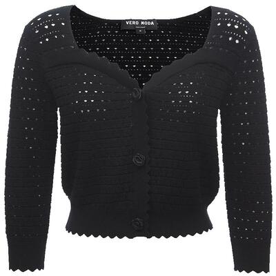 VeroModa七分袖简约针织衫优雅