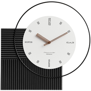 北欧风轻奢时钟表挂钟个性创意背景墙面挂件装饰艺术现代简约时尚