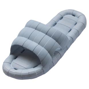 越南进口天然橡胶凉拖鞋男女士夏厚底浴室洗澡漏水居家用防滑防臭