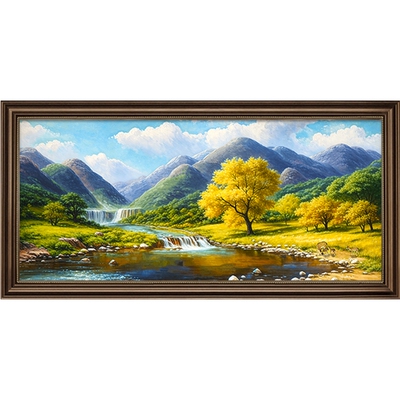 法蒂雅客厅美式山水画