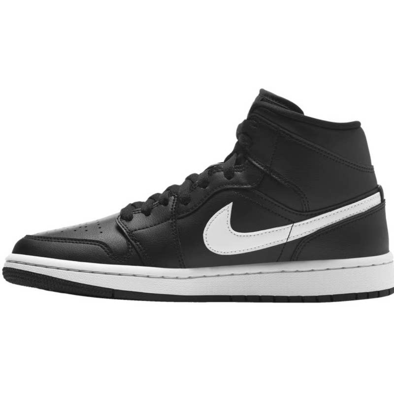 Air Jordan 1 Mid经典复古缓震百搭中帮篮球鞋男女款黑白熊猫配色