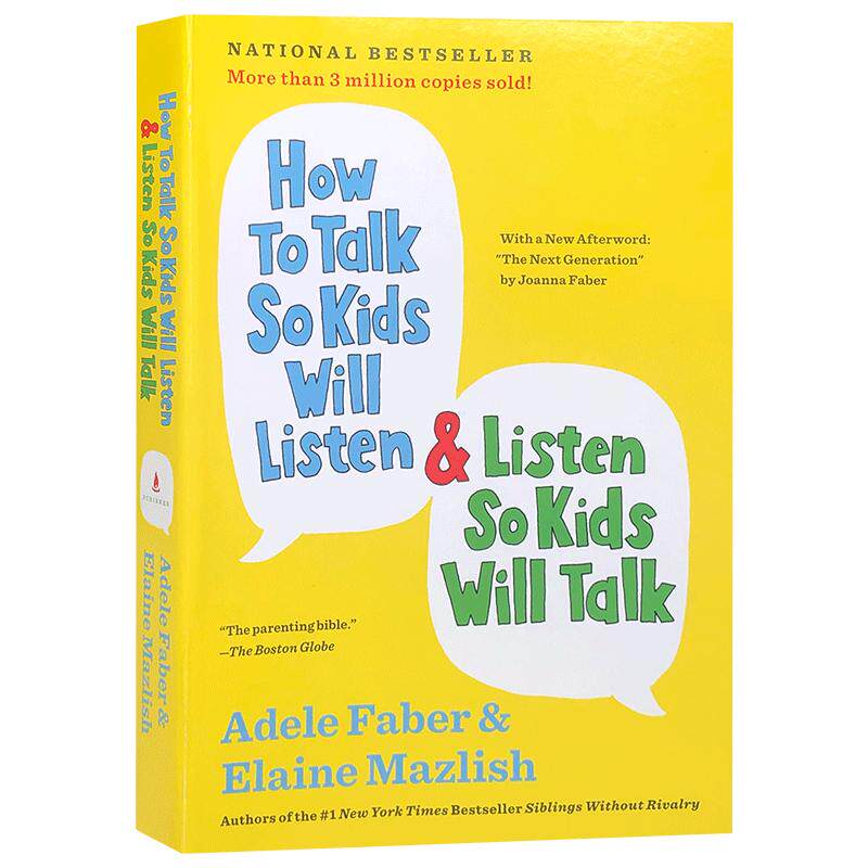 How to Talk So Kids Will Listen Talk 如何说孩子才会听怎么听孩子才肯说 英文原版进口英语育儿家庭教育书籍 英文版