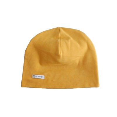 儿童纯棉帽子围脖两件套春秋纯色双层宝宝帽子套头脖套幼儿男女童