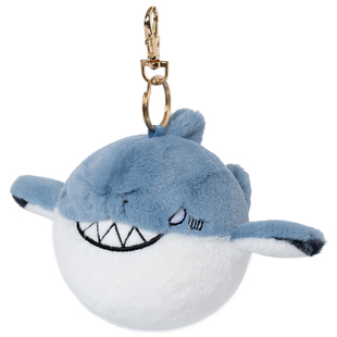 中国国家地理博物文创小圆宝大白鲨毛绒玩偶公仔挂件饰品玩具礼物