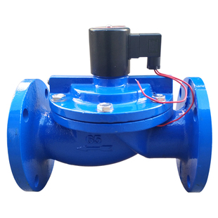 DF铸铁常闭法兰电磁阀220v补水灌溉ZCS水管电磁控制阀DN65 80 100