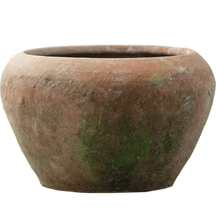 透气粗陶多肉花盆陶土复古花盆陶土花盆红陶老式瓦罐盆景绿萝陶瓷