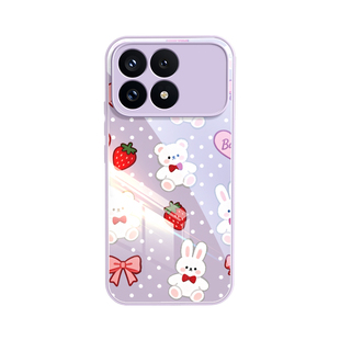 适用红米k90promax手机壳新款保护套redmi系列红米k90冠军版高级女全包k80pro磁吸支架防摔k70套带挂绳至尊版