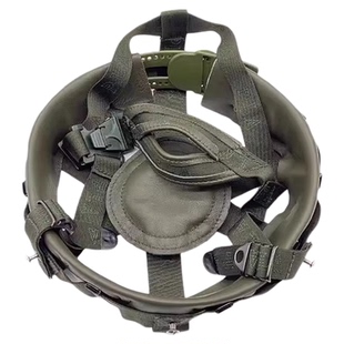 钢盔悬挂式内衬凯夫拉内衬内胆羊皮透气下巴带头盔配件内胆内衬垫