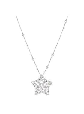 施华洛世奇星星链坠项链
