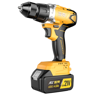 无刷手电钻手枪钻冲击钻手电转钻锂电电转家用手钻打孔电动螺丝枪