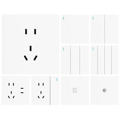 国际电工86型家用开关插座面板