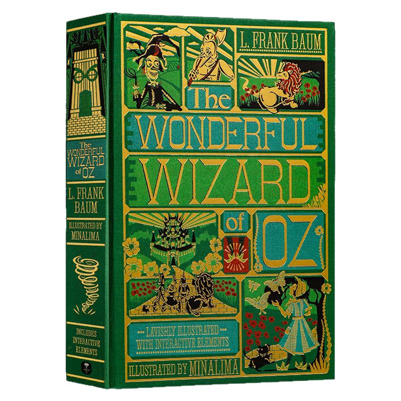 Minalima手工立体书 绿野仙踪 英文原版 The Wonderful Wizard of Oz Interactive 3D复刻手工互动立体书全彩插画儿童文学经典精装