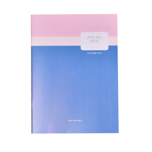 horn号角PP笔记本9mm宽格笔记大格本宽行距横线笔记本子防水款简约笔记本大行距好书写骑马钉笔记本